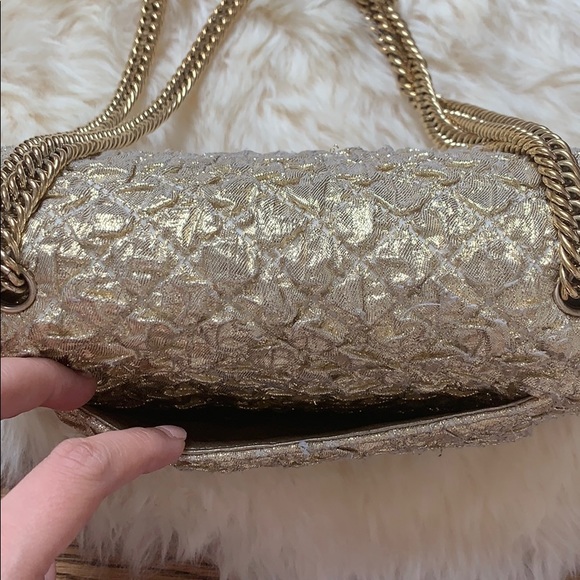 Authentic Chanel gold double flap bag - Picture 14 of 16